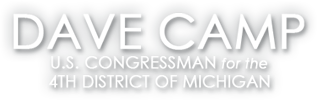 Dave Camp - U.S. Congressman for the 4th District of Michigan