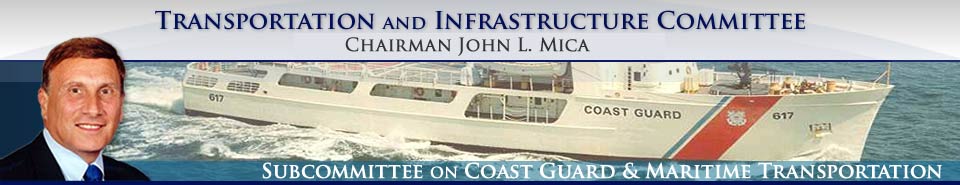 Subcommittee on Coast Guard and Maritime Transportation, Republicans, John L. Mica, Ranking Republican