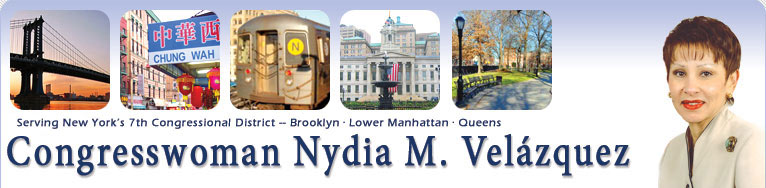 Congresswoman Nydia M. Velázquez--NY-7