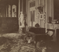 The Speaker's Rooms in the 1870s were just off the House floor.
