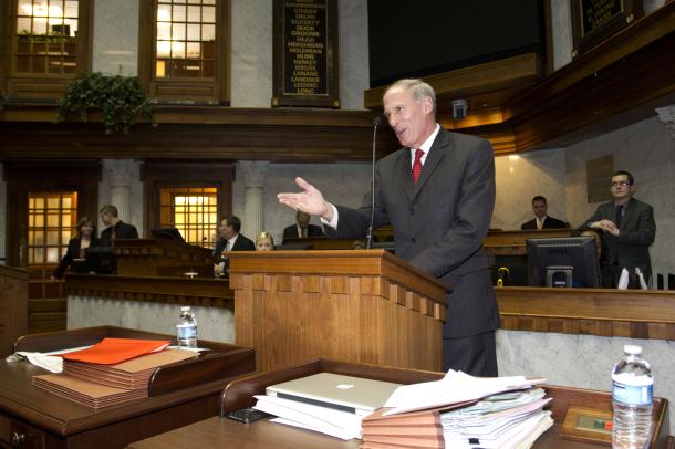 Senator Coats Addresses the Indiana State Senate