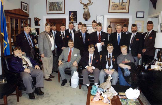 Photo of members of the VFW