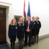 Congressman Graves meets with students from the Canton FFA