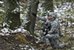 A U.S. soldier directs his team to move toward the next objective during a squad fire exercise at Hohenfels Training Area, Germany, Dec. 3, 2014. U.S. Army photo by Sgt. William Tanner