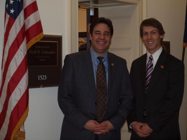 Congressman Labrador with Brad Brooks of Idaho