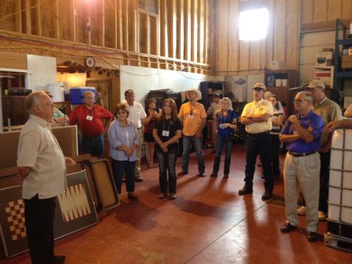 On August 29, 2014 toured 7Cs Winery in Walnut Grove, a great agriculture related business in the district. 