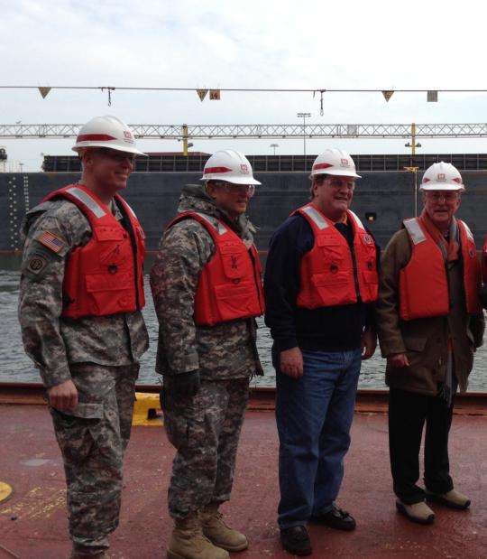 Rep. Frelinghuysen inspects Port of NJ and NY Harbor Deepening Project with Congressman Mike Simpson (ID-2)