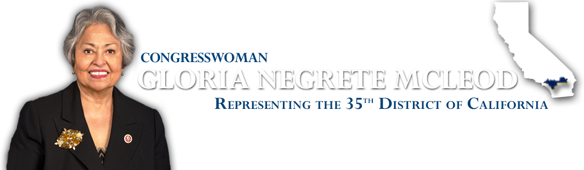 Congresswoman Gloria Negrete McLeod