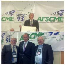 Senator Markey with the American Federation of State, County, and Municipal Employees (Council 93) in Danvers, MA