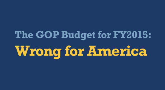 Republican Budget for FY 2015
