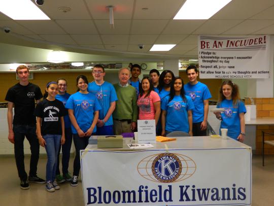 Rep. Frelinghuysen visits the Bloomfield Kiwanis Club Pancake Breakfast on April 14