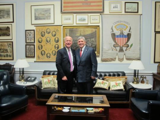 Rep. Frelinghuysen meets with Nutley Commissioner Steven Rogers