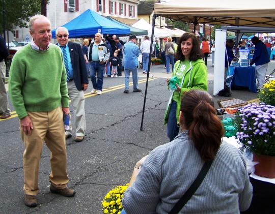 Congressman Frelinghuysen particiapates in the Stirling Street Fair