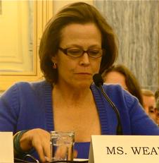 Sigourney Weaver testifies on the effects of ocean acidification. 