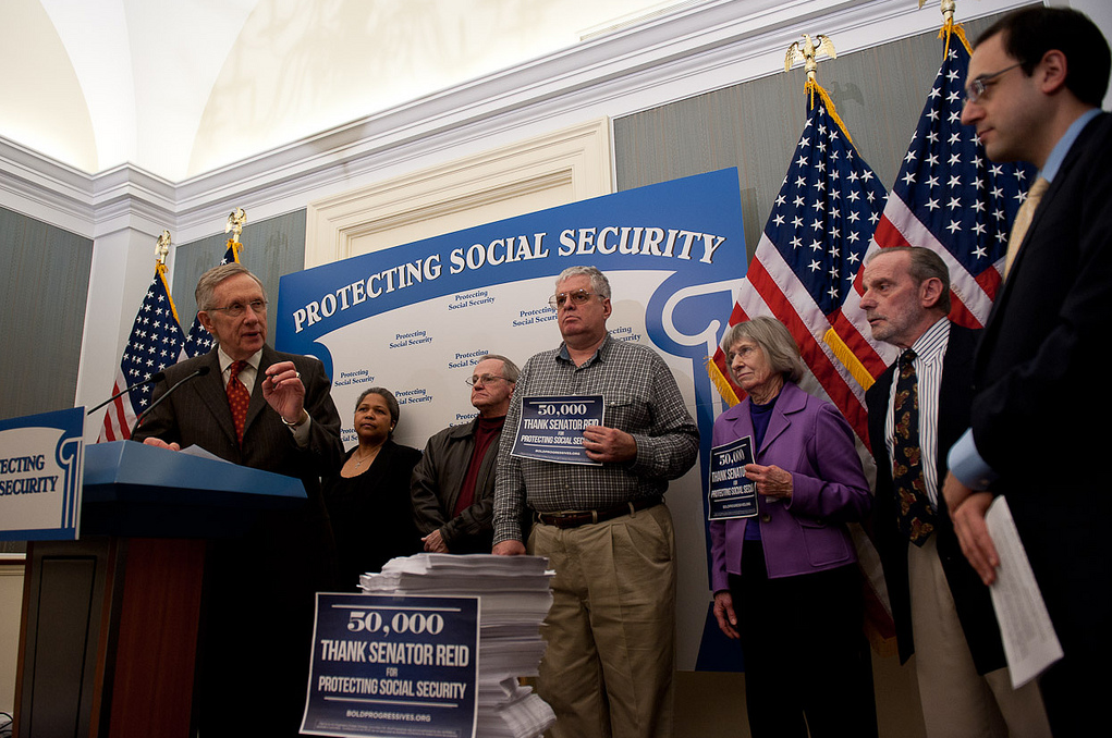Sen. Reid at Protecting Social Security event