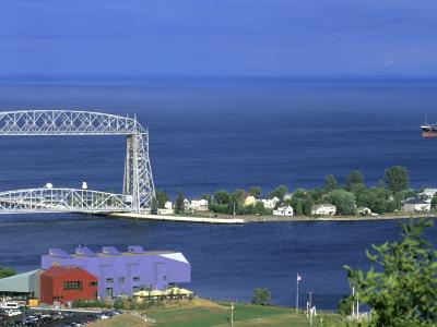 Duluth Harbor in the summertime