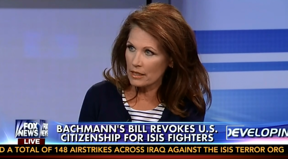 VIDEO: Bachmann Discusses New Bill to Revoke U.S. Passports, Citizenship of ISIS Fighters