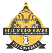 Congressional Management Foundation Gold Mouse Award