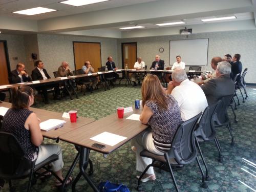 On August 22, 2014 Ambassador Umarov of Kazakhstan and I held a roundtable at the Joplin Chamber of Commerce. 