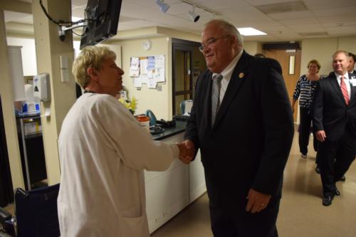 On September 5, 2014, I toured Cox Monett Critical Access. I appreciate the good work the hospital does for Southwest Missourians.