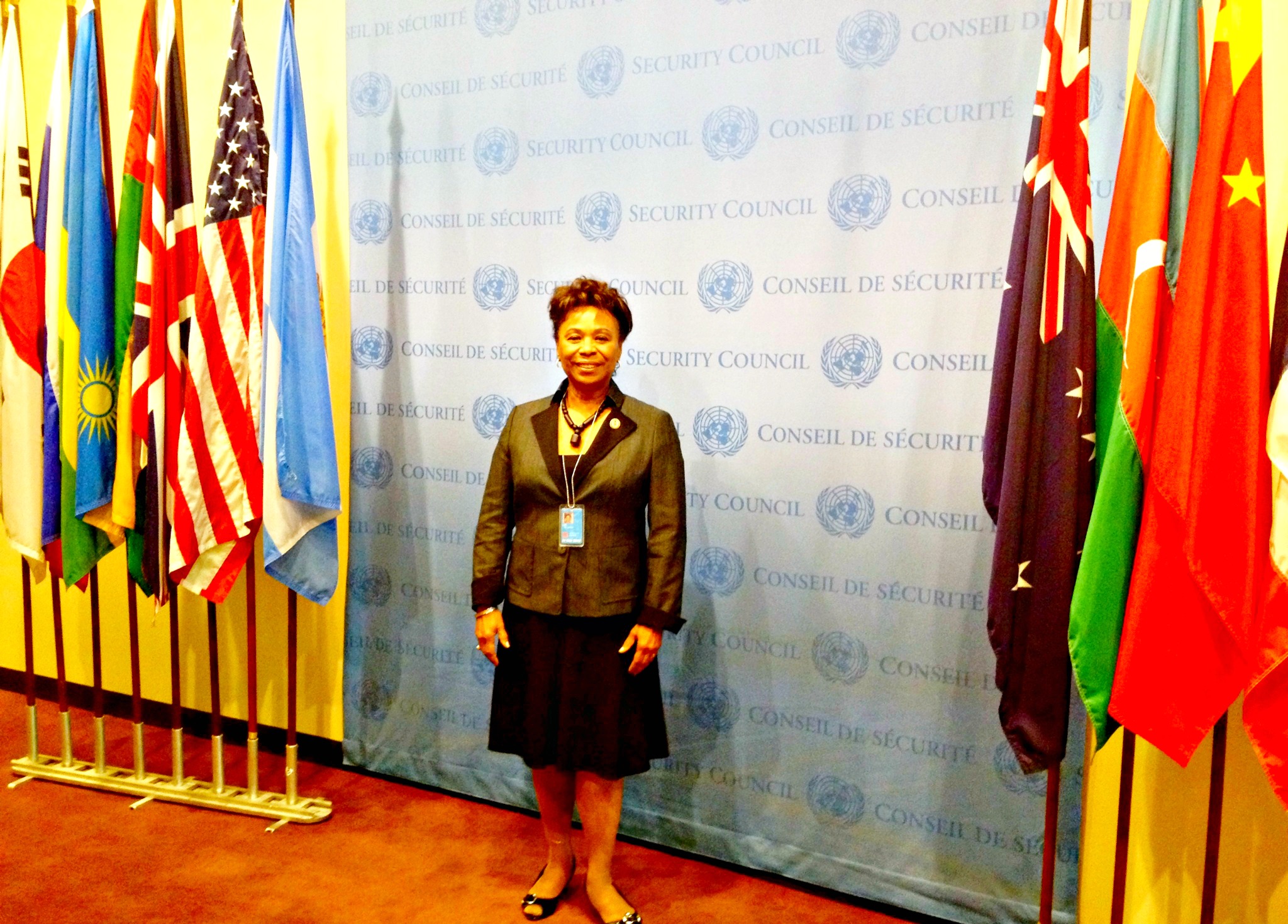 Rep. Lee at UN 