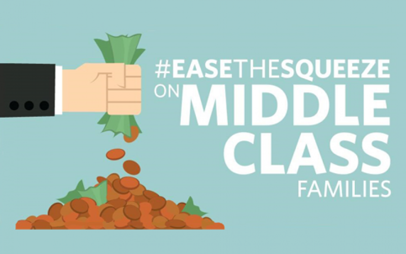 EASE THE SQUEEZE ON MIDDLE CLASS FAMILIES