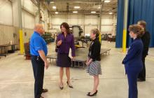 Congresswoman Visits College to Learn About Rail Jobs
