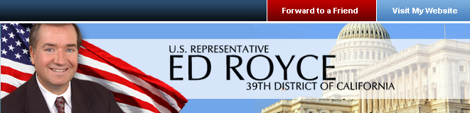 U.S. Congressman Ed Royce