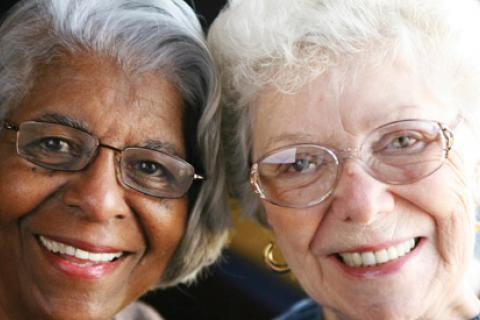 two elderly ladies