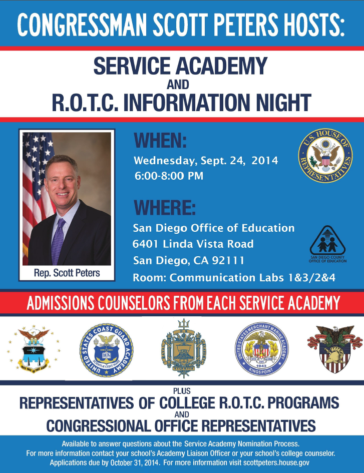 Service Academy Info Night