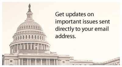 Get updates on important issues sent directly to your email address