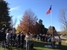 At the re-dedication of the Argonne Circle WWI Memorial in Old Southwest Roanoke on Veterans Day.