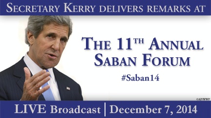 Date: 12/05/2014 Description: 2014 Saban Forum - State Dept Image