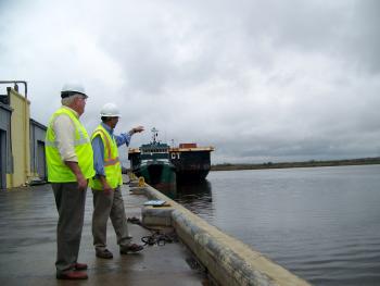 Boustany and Staff Talk About Concerns Regarding the Port of Lake Charles