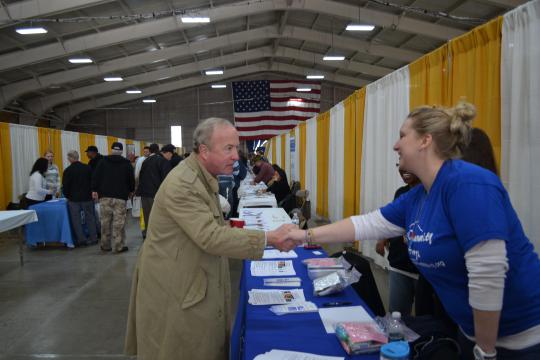 Frelinghuysen meets with presenters at Operation Stand Down Morristown