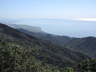 View from Gaviota Peak