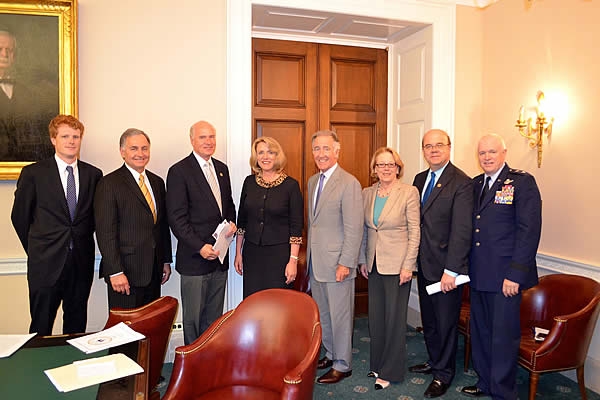 Hosted a meeting with the Massachusetts Delegation, Secretary of the Air Force Deborah Lee James, Major General L. Scott Rice, and Mayor of Chicopee Richard Kos.
