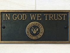 "In God We Trust" Plaque