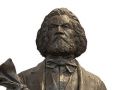 This bronze statue of noted abolitionist Frederick Douglass 