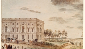 Capitol Building Sketch, November 17, 1800