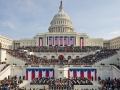 View of a typical Presidential inaugural ceremony.