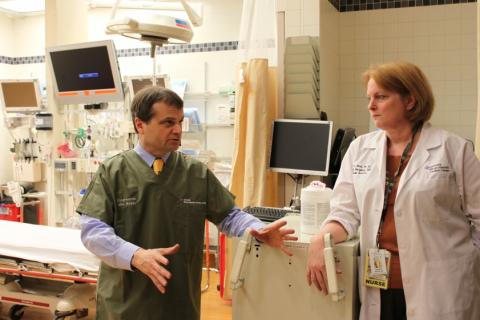 Rep. Quigley discusses ER management at Advocate Illinois Masonic Medical Center 