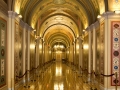 A view of the Brumidi Corridors on the first floor of the Senate wing of the Capitol