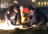 AOC's masons repair stone on the East Front Plaza of the U.S. Capitol at 4 a.m.