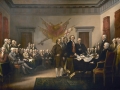 Painting of meeting when Declaration of Independence was presented to the Second Continental Congress