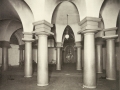 The Capitol Crypt, which now houses statuary and exhibitions, was once used as an informal storage space where bicycles were parked, seen here circa 1900.