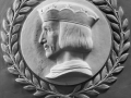 Edward I marble relief portrait