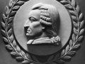 George Mason marble relief portrait
