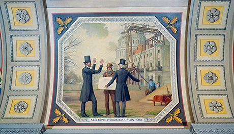 New Dome Symbolizes Union, 1863