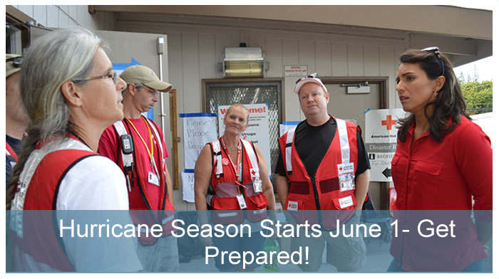 Hurricane Season Starts June 1- Get Prepared!